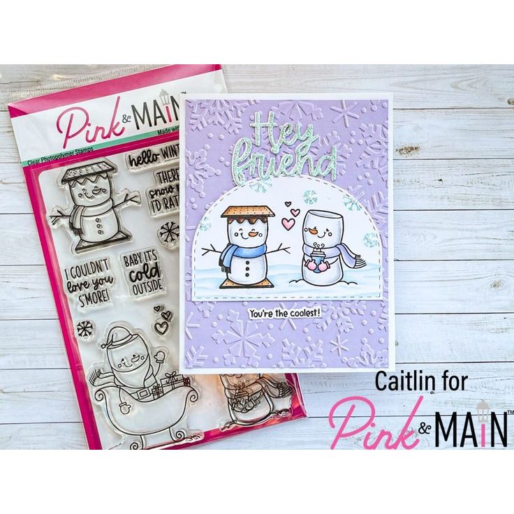 Pink and Main HELLO WINTER Dies PNM486