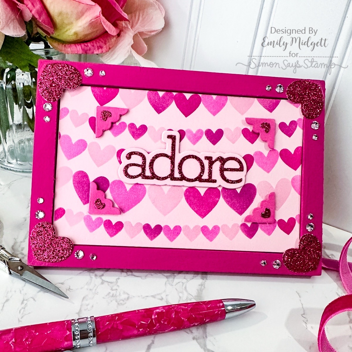Simon Says Stamp! Simon Says Stamp CARD CORNERS Wafer Dies sssd112557 Adore Frame | color-code:ALT01