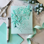 Simon Says Stamp Embossing Folder and Cutting Dies Fancy Rose Bouquet sfd525 Heart to Heart Thinking of You Card | color-code:ALT02