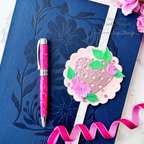 Simon Says Stamp Jewel Heart Wafer Dies s1115 DieCember Elastic Bookmark | color-code:ALT02