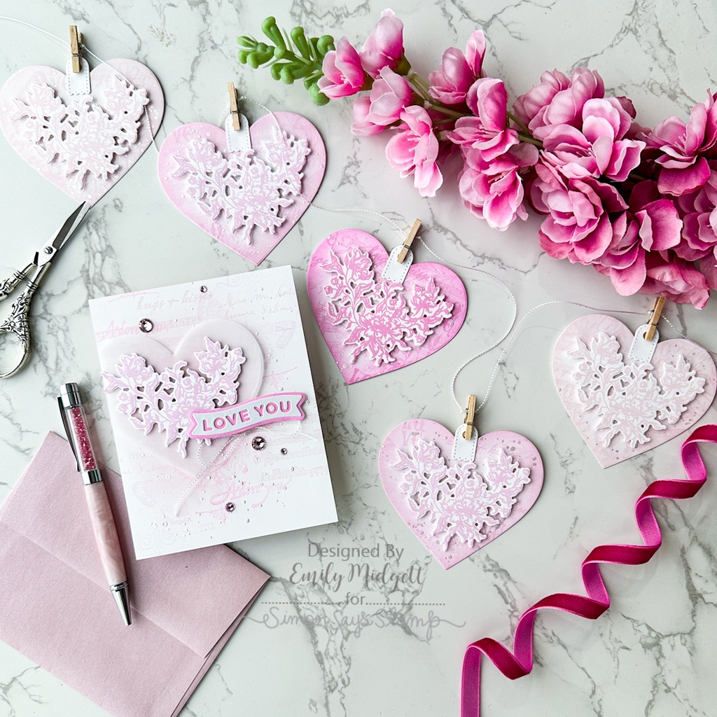 Simon Says Clear Stamps Flowering Frame 2187ssc You Are My Favorite Valentine's Day Suite | color-code:ALT03