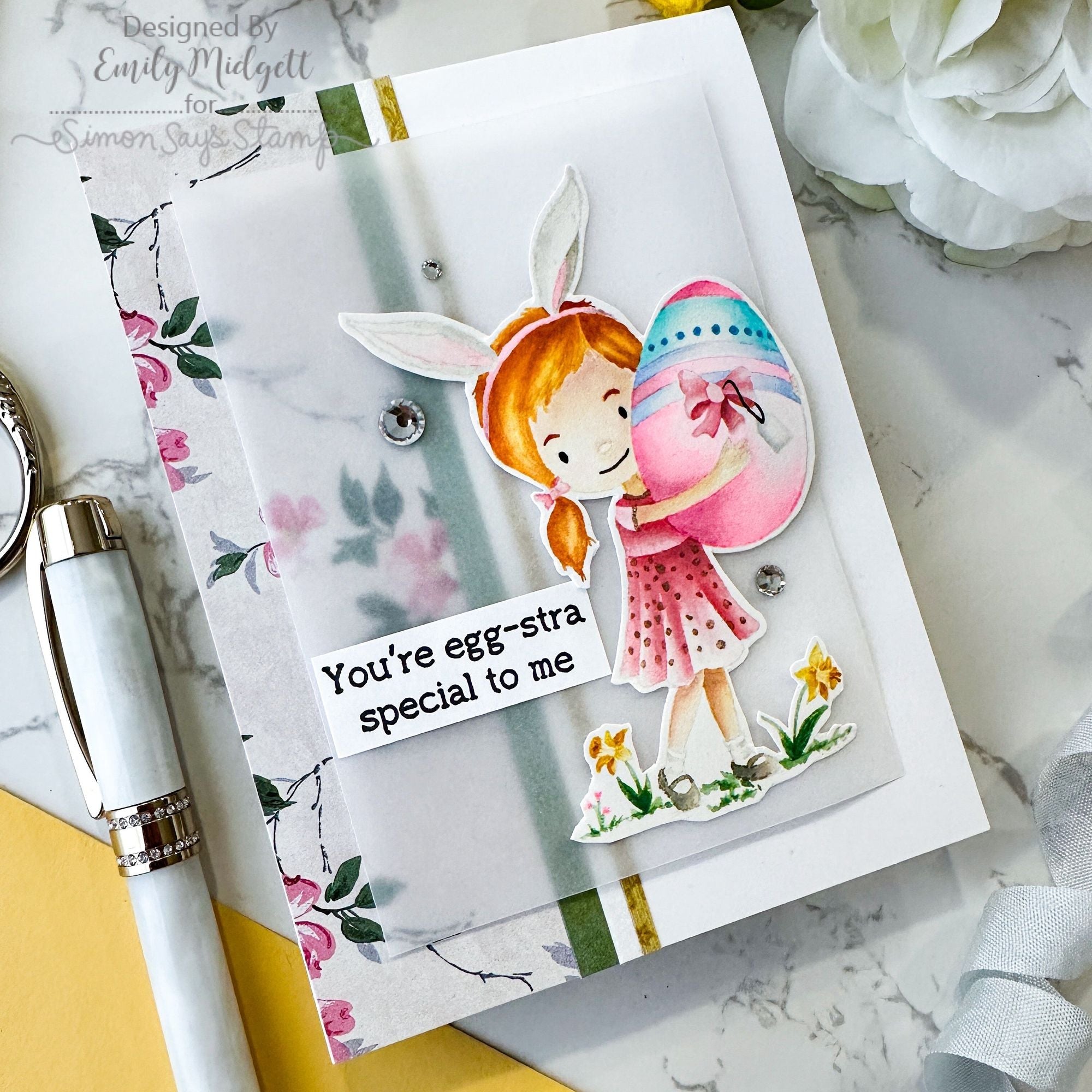 Simon Says Clear Stamps Hoppy Easter 2039ssc Easter Card | color-code:ALT08