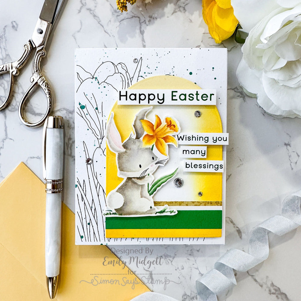 Simon Says Stamp Hoppy Easter Wafer Dies 1056sdc Easter Card | color-code:ALT04
