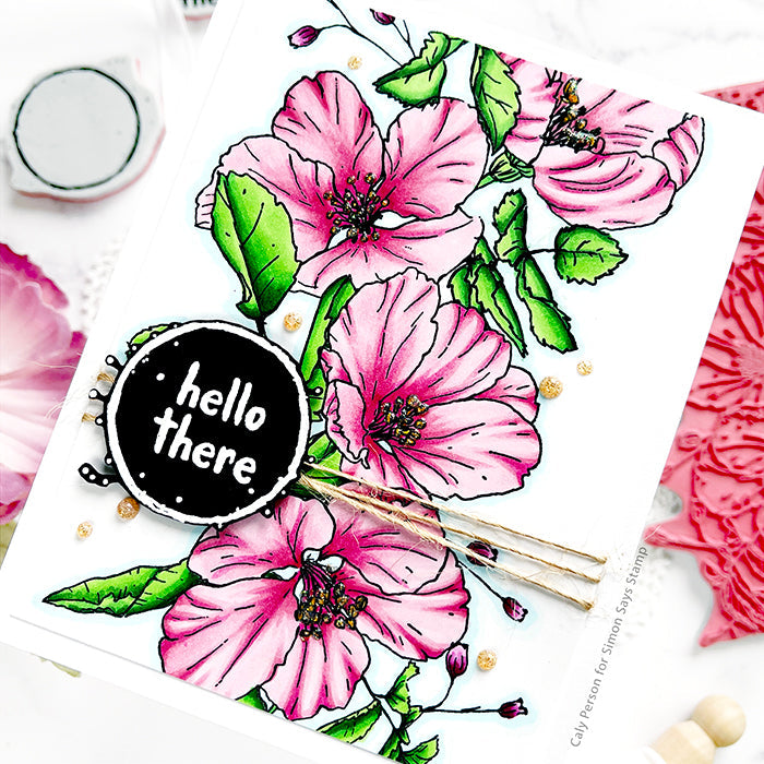 Tim Holtz Cling Rubber Stamps Note Quotes CMS463 Hello | color-code:ALT05