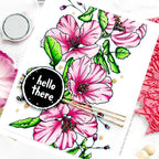 Tim Holtz Cling Rubber Stamps Note Quotes CMS463 Hello | color-code:ALT05