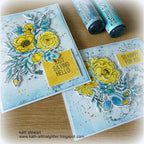 Tim Holtz Layering Stencil BOUQUET THS143 hello | color-code:ALT03