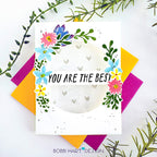 Simon Says Stamp Watercolor Bouquet Wafer Dies 1593sdc Friend Card