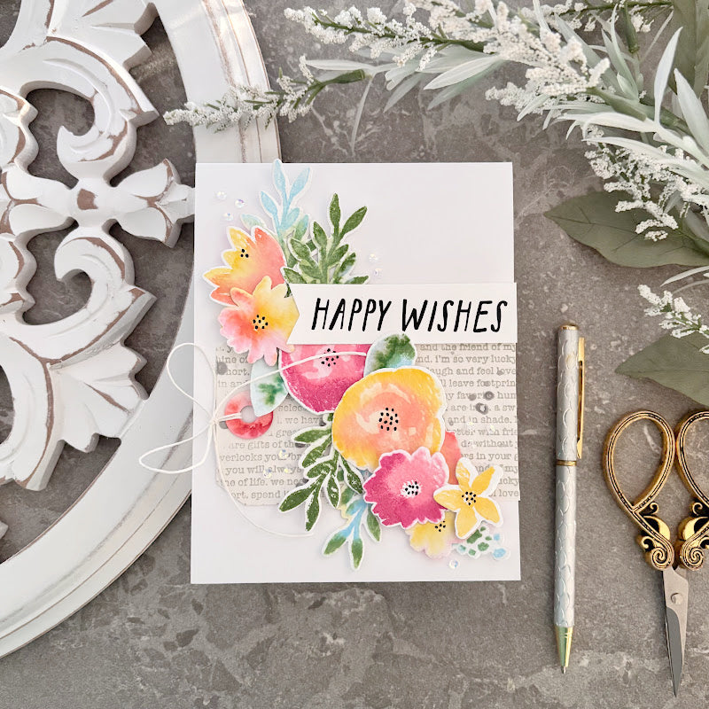 Simon Says Stamp Watercolor Bouquet Wafer Dies 1593sdc Birthday Card | color-code:ALT03