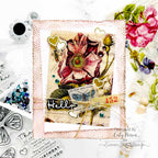 Simon Says Stamp Embossing Folder Dibble Tile sf319 Splendor Hello Card | color-code:ALT03