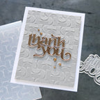 Simon Says Stamp Pawsitively Perfect White Splatter Medium st0180 Thank You Card | color-code:ALT01