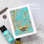 Simon Says Stamp Embossing Folder Drifting Flowers sf479 Love Card | color-code:ALT04