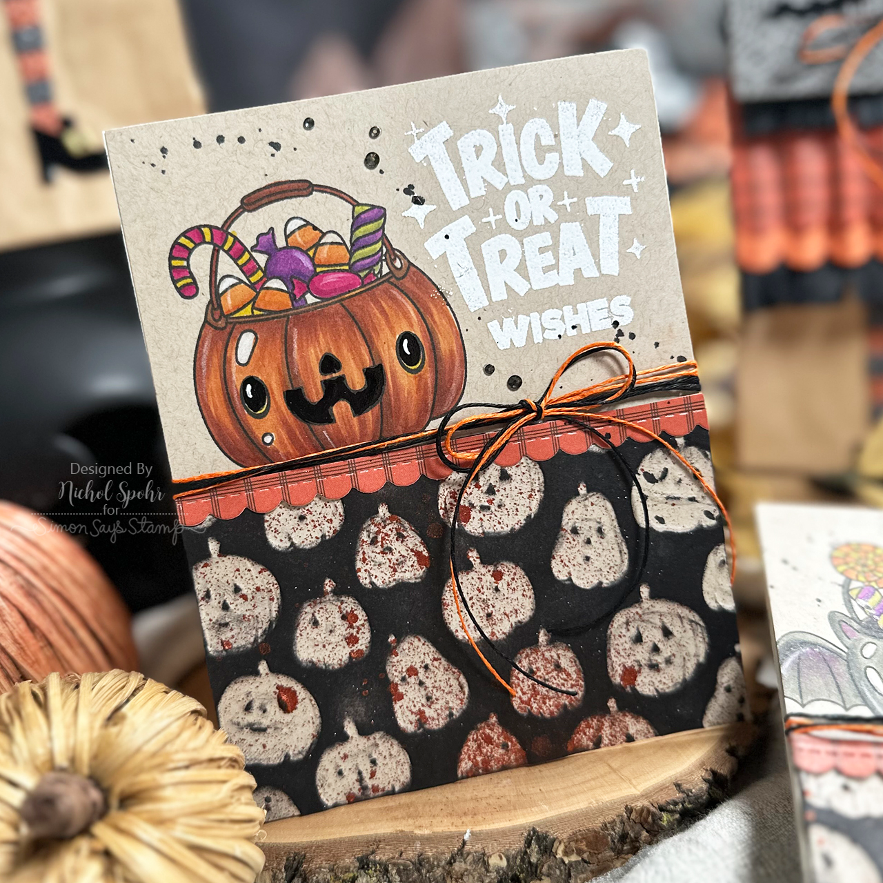 Simon Says Stamp Embossing Folder and Cutting Dies Glowing Jack O Lanterns sfd429 | color-code:ALT02