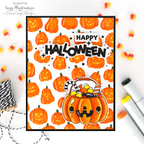 Simon Says Stamp Embossing Folder Glowing Jack O Lanterns sf429 | color-code:ALT01