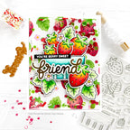 Pretty Pink Posh Friend Script Hot Foil Plate Friend | color-code:ALT01