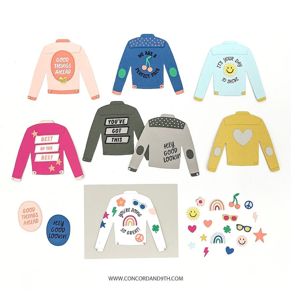 Concord & 9th Carpe Denim Clear Stamp Set 12054 backer