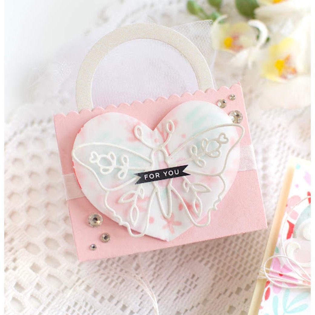 Simon Says Stamp Rose Winged Butterfly Wafer Die sssd112825 For You Gift Bag | color-code:ALT01