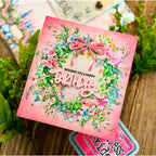 Simon Says Stamp Glitter Cardstock Bubblegum Pink 6x6 sss333 Birthday Card