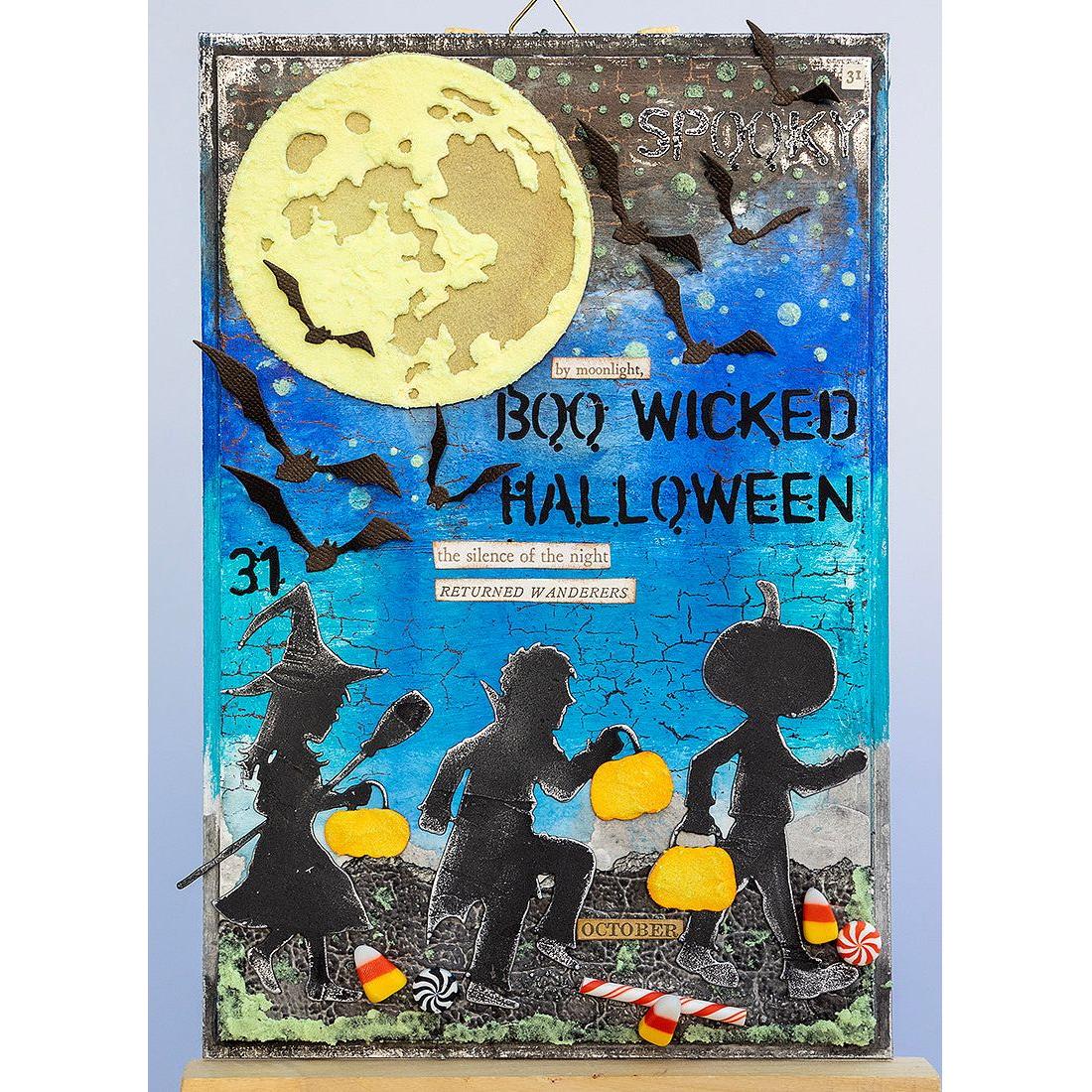 Tim Holtz Distress Ink Pad PUMICE STONE Ranger TIM27140 Glow-In-The-Dark Halloween Decor | color-code:ALT98