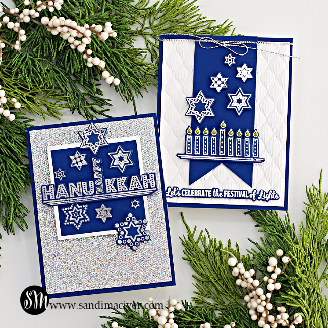 Simon Says Stamp Light The Menorah Wafer Dies sssd112971c Season Of Wonder Hanukkah Cards | color-code:ALT03