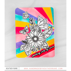 Simon Says Clear Stamps Make My Heart Flutter 3354ssc Heart to Heart Lots of Love Card | color-code:ALT02