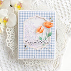 Simon Says Stamp Modern Teardrops Wafer Dies 1367sd Happy Camper Congratulations Card | color-code:ALT08