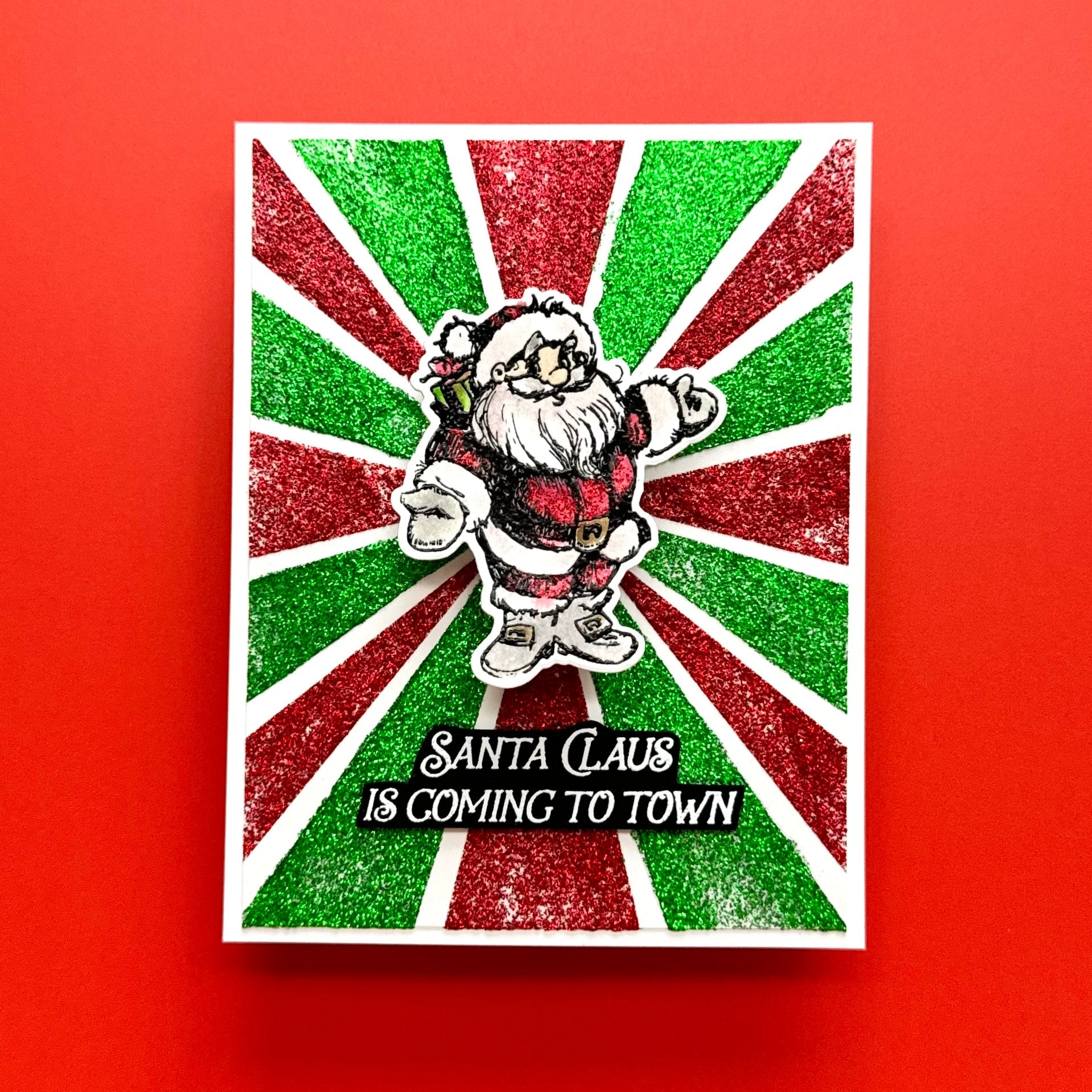 Spellbinders Simon Hurley Sketched Santas Coordinating Etched Dies s6-241 SHC Santa Claus Card