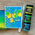Ranger Simon Hurley Dart Frog Lunar Paste hua86147 lemon leaves and dots