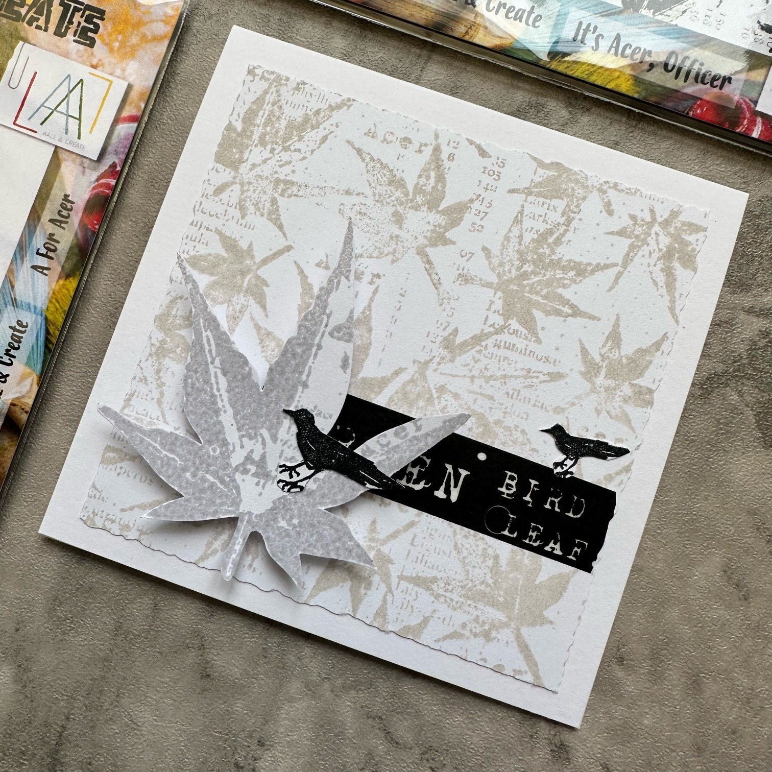 AALL & Create It's Acer, Officer! A6 Clear Stamps 1007 bird