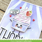 Tim Holtz Distress Shaded Lilac Ink Pad And Reinker Bundle Ranger Froyo Thanks Card | color-code:ALT01