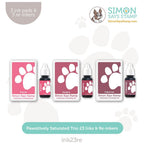 Simon Says Stamp Pawsitively Saturated Ink Trio 23 And Re-Inkers