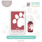Simon Says Stamp Pawsitively Saturated Ink and Re-inker Set Brick Be Bold