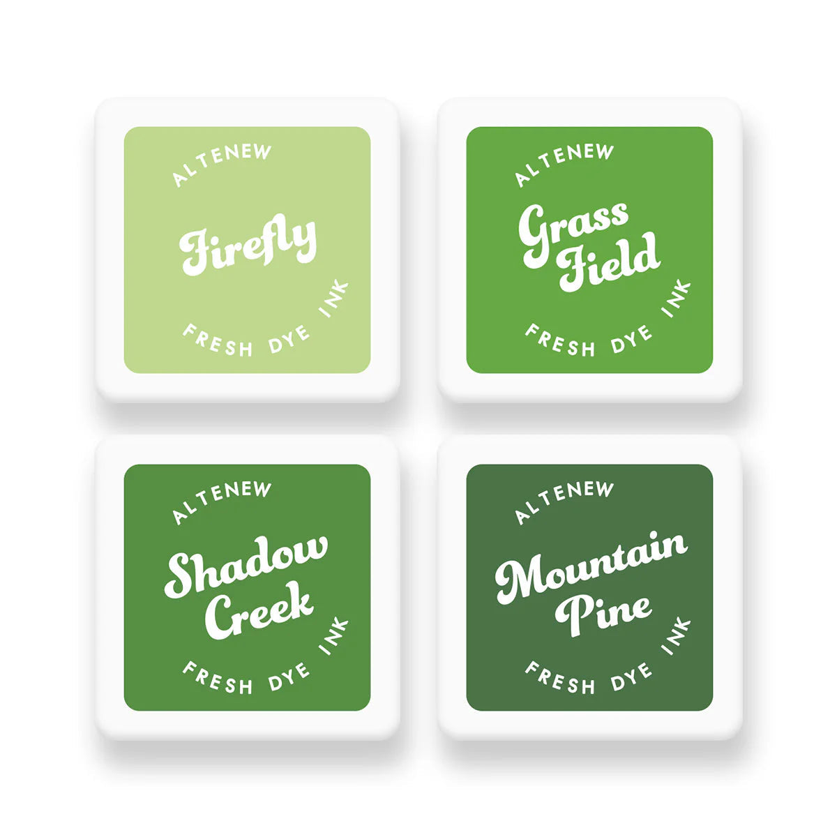 Altenew Green Valley Fresh Dye Ink Mini Cubes alt8319