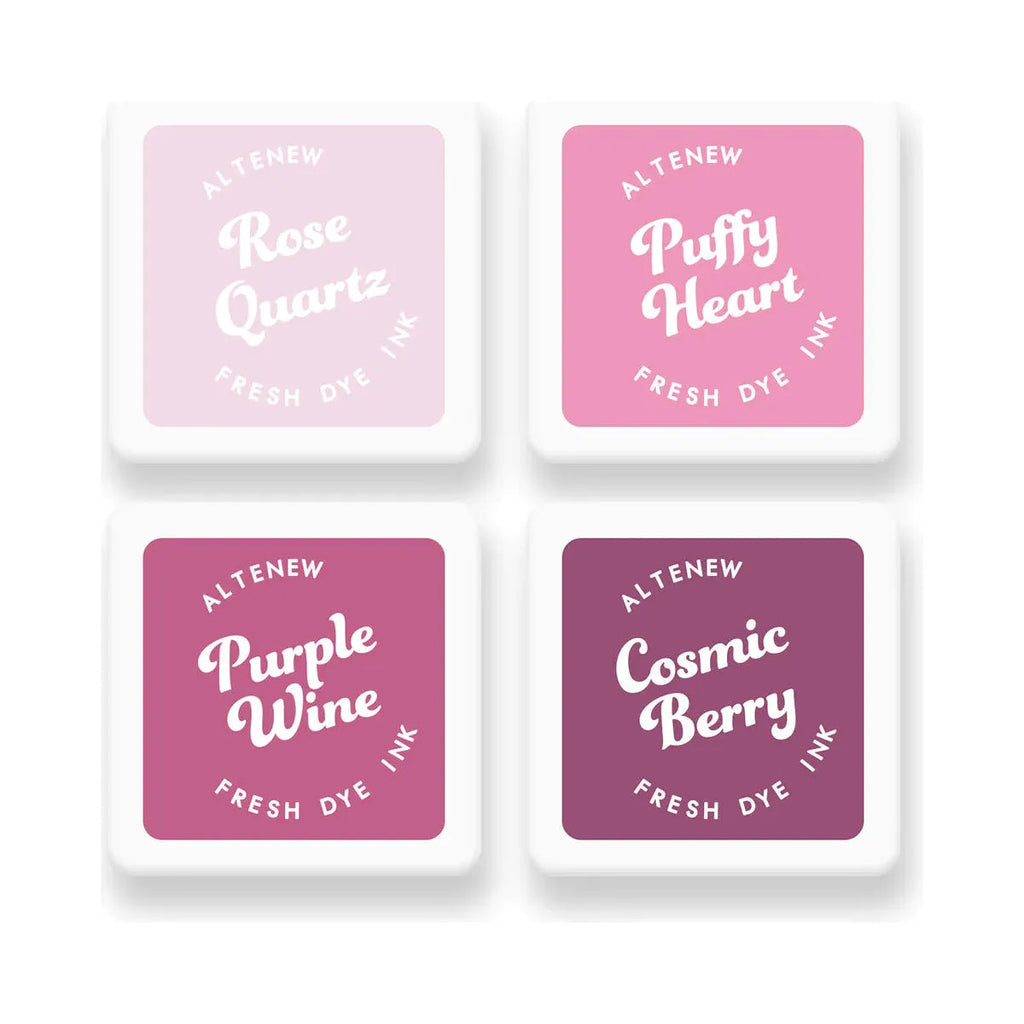 Altenew Rose Petal Fresh Dye Ink Mini Cube Set alt8141