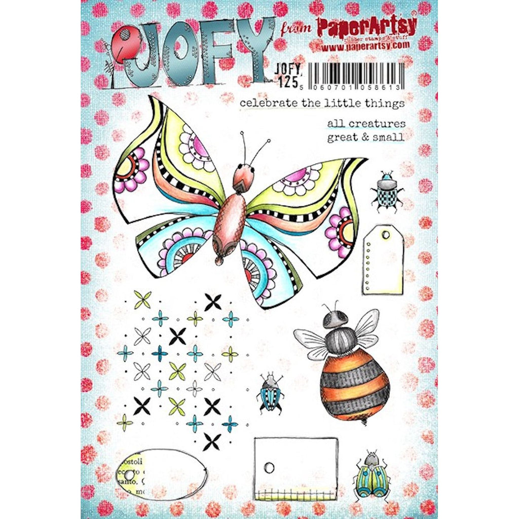 Paper Artsy JOFY 125 Cling Stamps jofy125