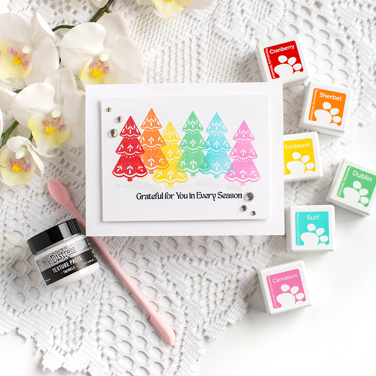 Simon Says Stamp Card Kit of the Month January 2026 The Small Things ck0126 Grateful Card | color-code:ALT08