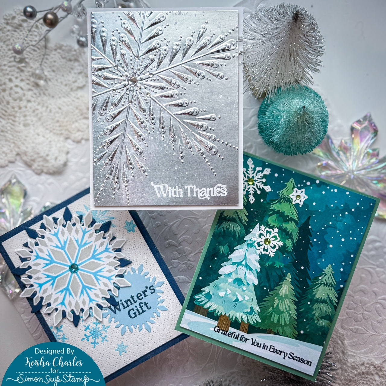 Simon Says Stamp Card Kit of the Month January 2026 The Small Things ck0126 Winter Cards
