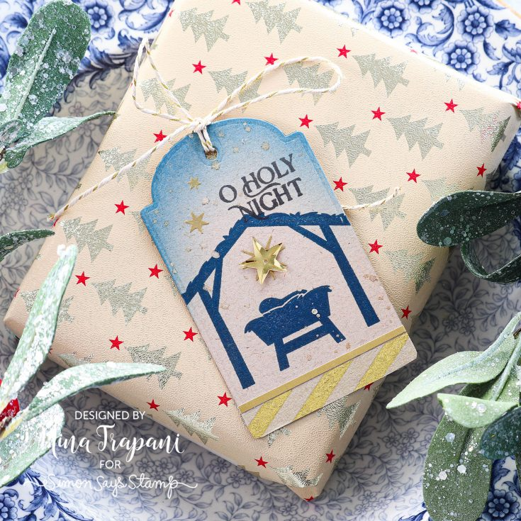 PREORDER Simon Says Stamps And Dies Hark The Newborn King set692hn Christmas Tag | color-code:ALT02