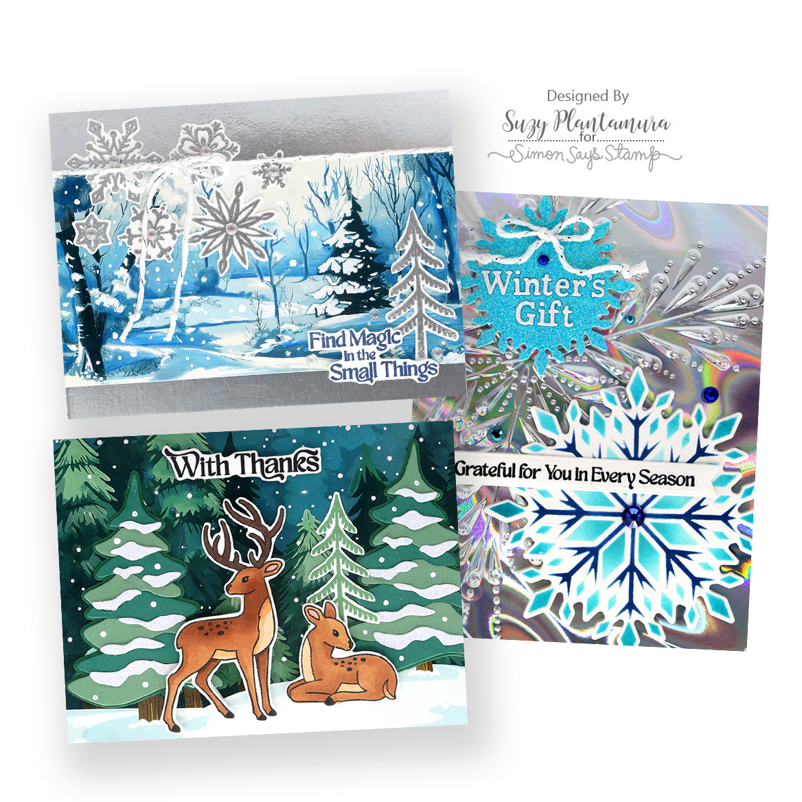 Simon Says Stamp Card Kit of the Month January 2026 The Small Things ck0126 Winter Cards | color-code:ALT04