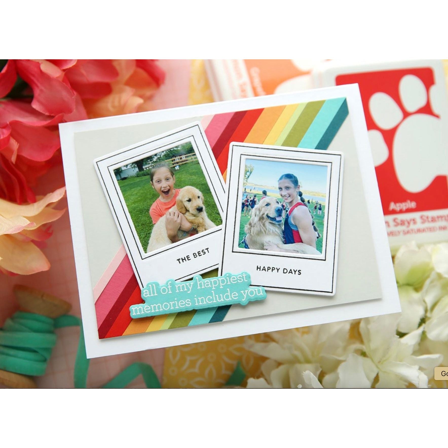 CZ Design Modern Scrapbook Wafer Dies czd261c Moments in Time Family Card | color-code:ALT12
