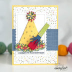 Honey Bee Lovely Layers Party Blower Dies hbds-llpblo Birthday Party Card