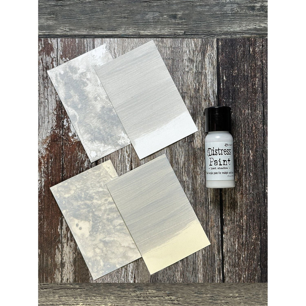 Tim Holtz Flip Top Distress Paint Lost Shadow Ranger tdf82729 Color Swatches
