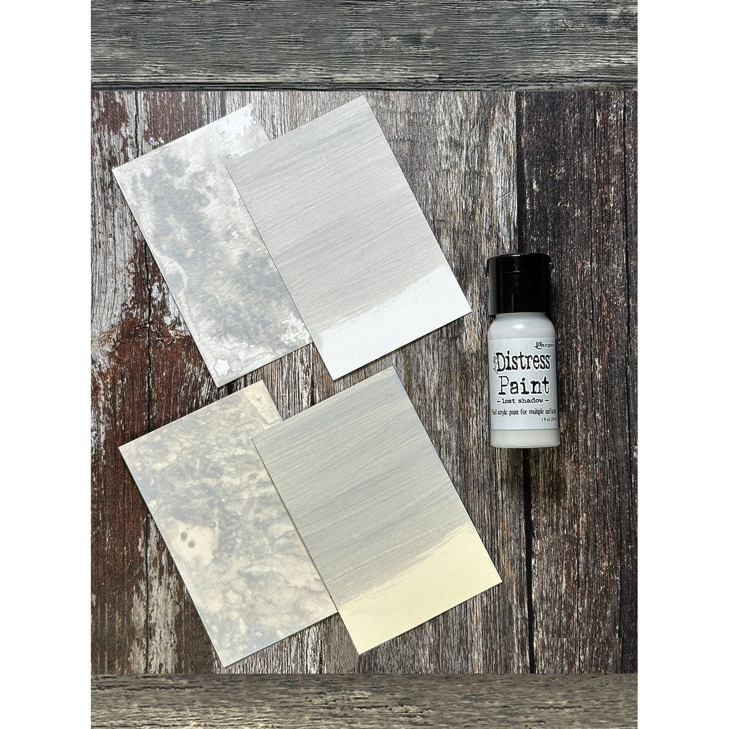 Tim Holtz Flip Top Distress Paint Lost Shadow Ranger tdf82729 Color Swatches