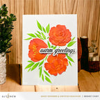 Altenew Whimsy Motif 3D Embossing Folder alt8468 warm greetings