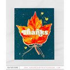 Simon Says Stamp Red Maple Wafer Dies 1440mdc Thanks Card | color-code:ALT11
