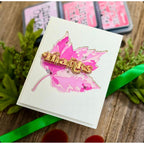 Simon Says Stamp Red Maple Wafer Dies 1440mdc Thanks Card | color-code:ALT01