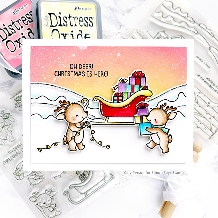 Mama Elephant BG Wonders of Winter Creative Cuts Steel Dies oh deer | color-code:ALT01
