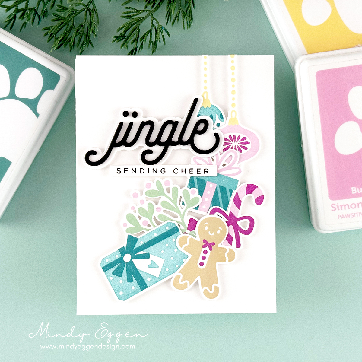 Simon Says Stamps and Dies Festive Merriment set1084fm And Everything Nice Christmas Card | color-code:ALT05