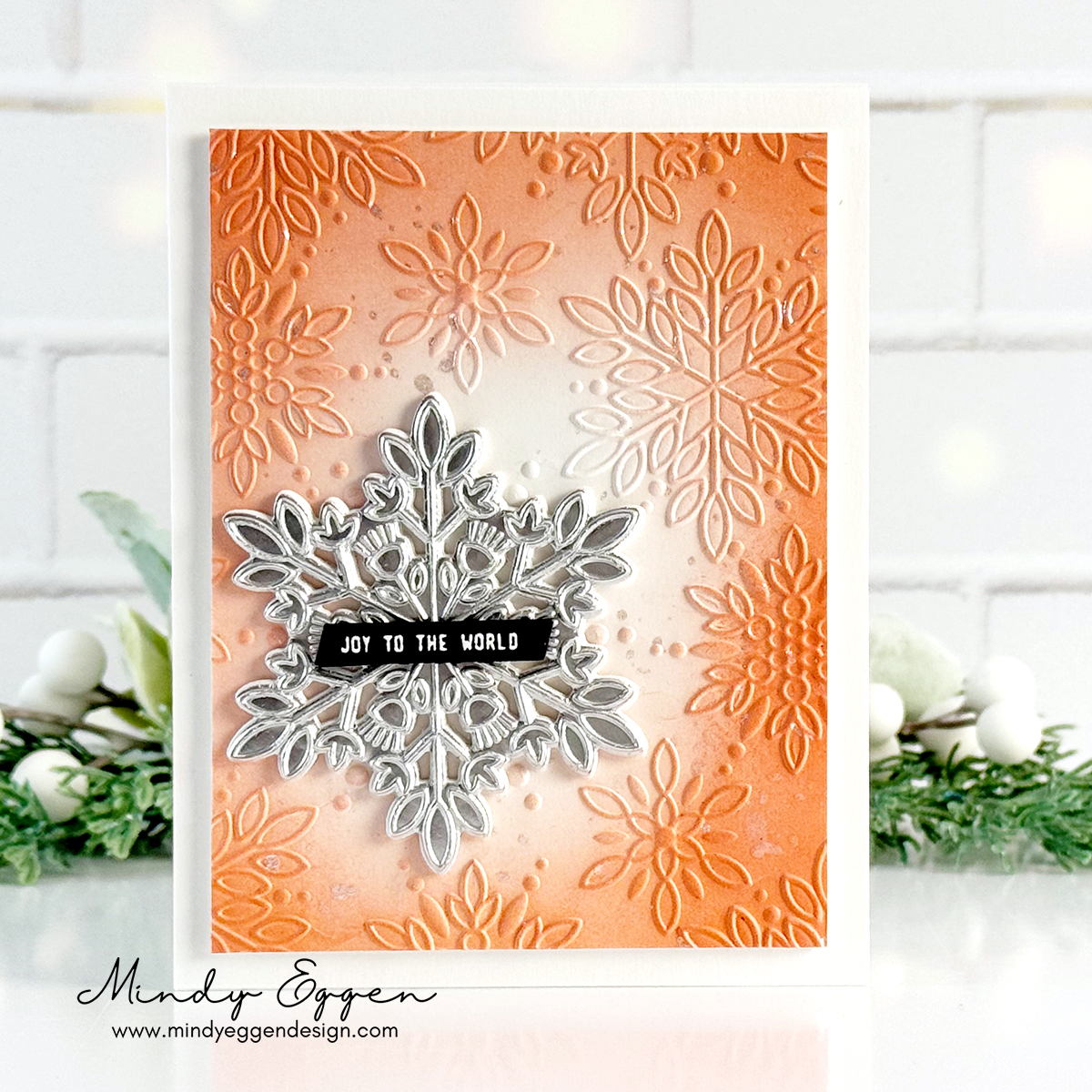 Simon Says Stamp Embossing Folder and Cutting Die Dazzle Snowflakes sfd570 DieCember Christmas Card | color-code:ALT09