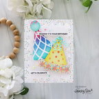 Honey Bee Mini Messages Birthday Clear Stamps hbst-529 Celebration Card