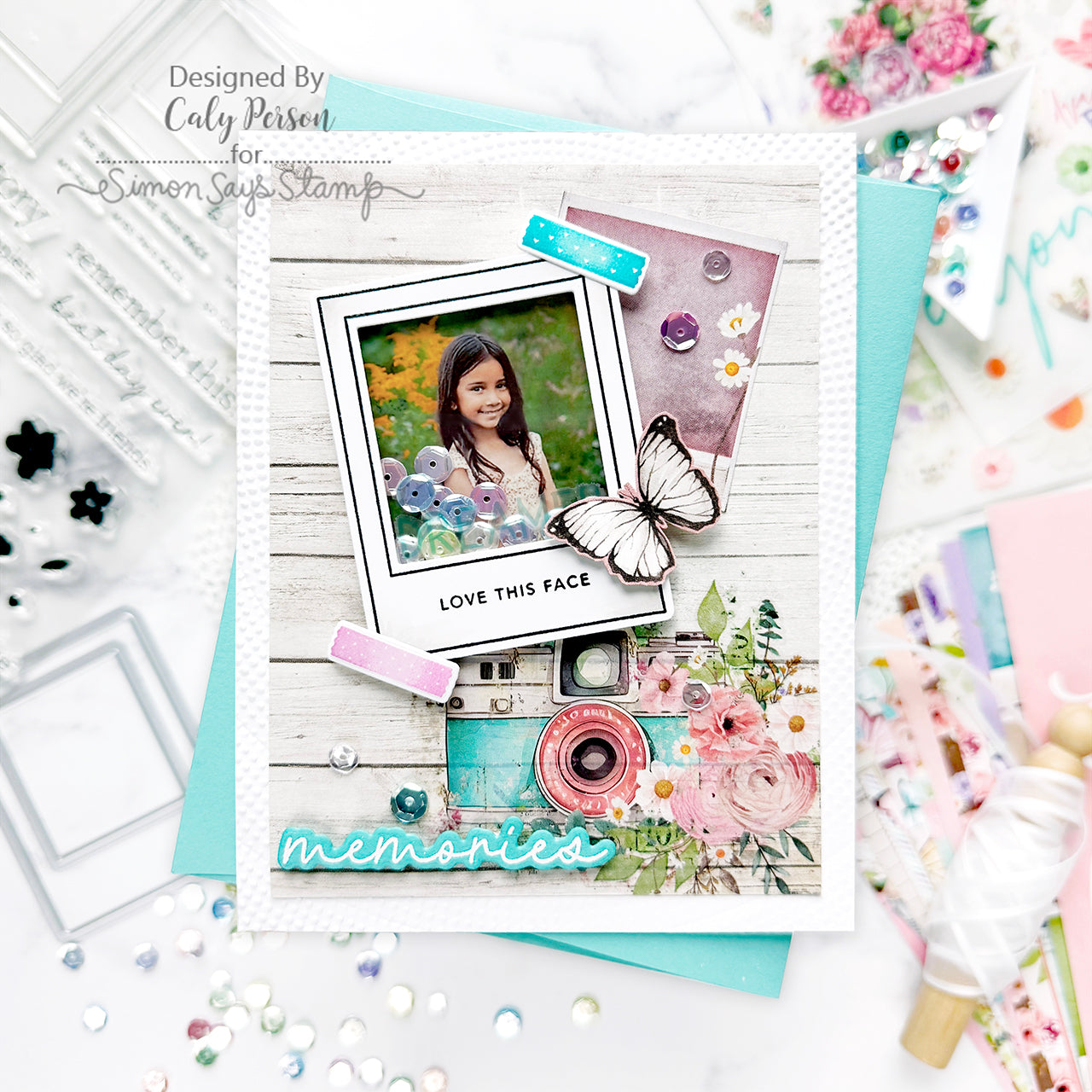 Simon Says Stamp Embellishment Mix Joyful Moments 0625jm Love Card | color-code:ALT04